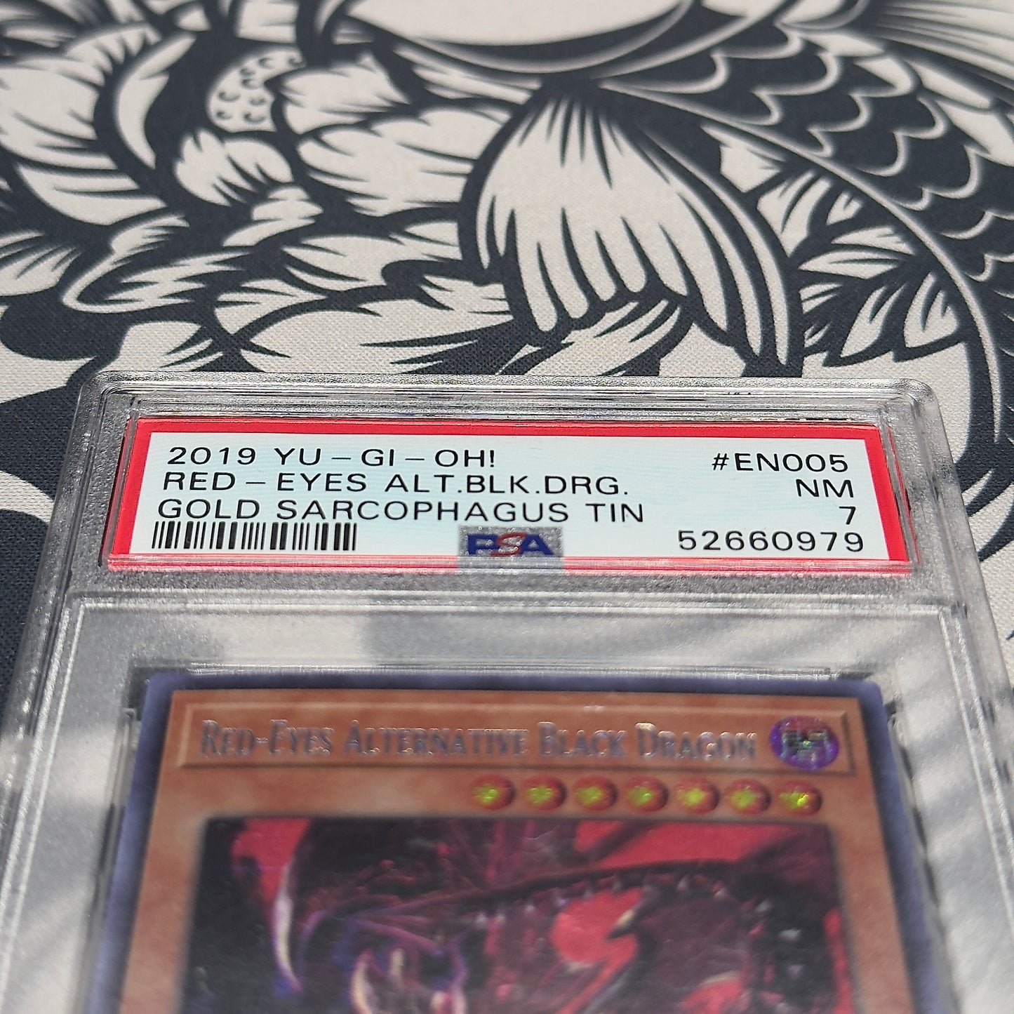 Red-Eyes Alternative Black Dragon PSA 7