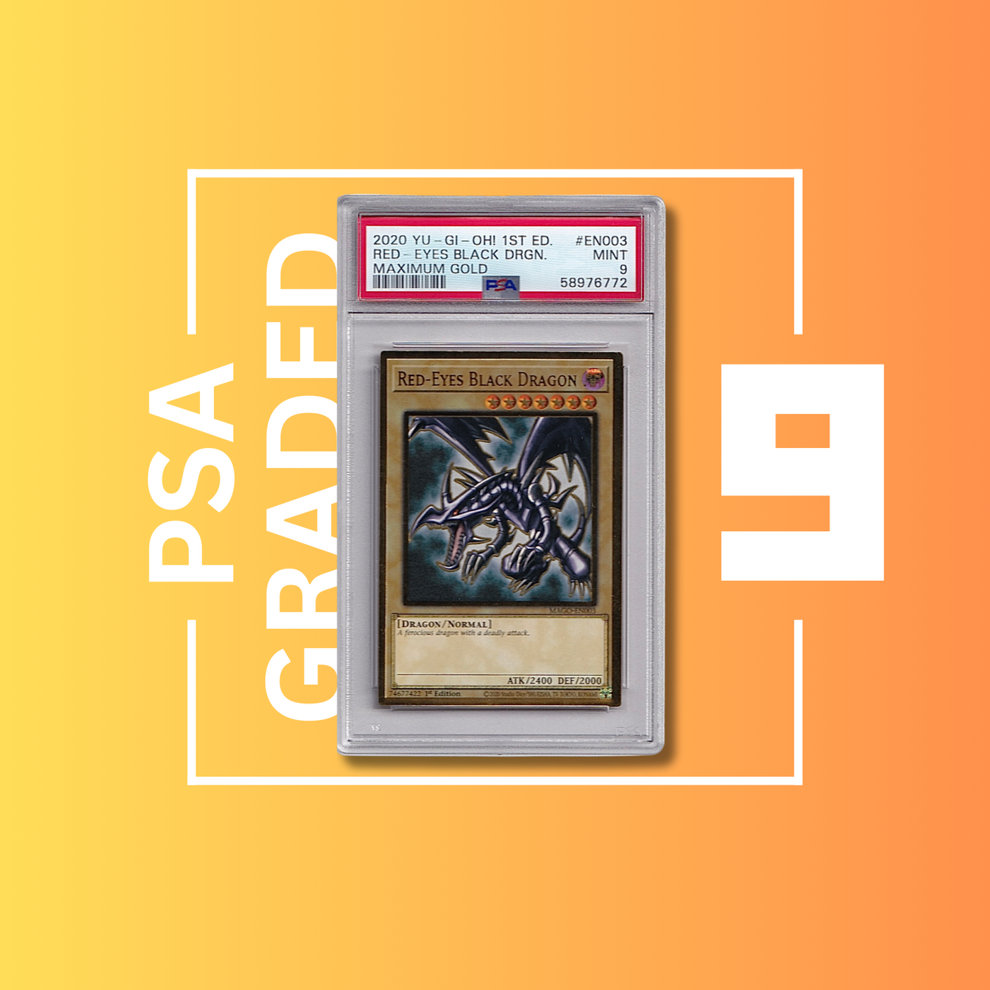 Red-Eyes Black Dragon PSA 9